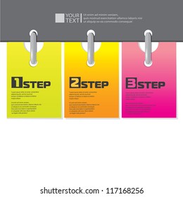 Vector Paper Progress background / product choice or versions