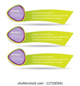 Vector Paper Progress background / product choice or versions