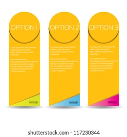 Vector Paper Progress background / product choice or versions