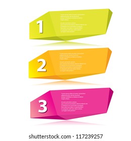 Vector Paper Progress background / product choice or versions