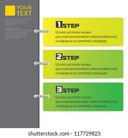 Vector Paper Progress background / product choice or versions