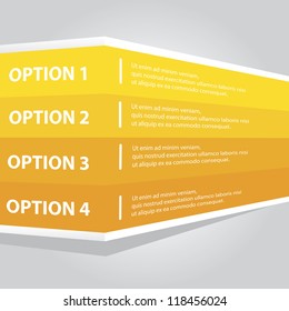 Vector Paper Progress background / product choice or versions