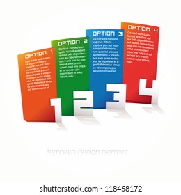 Vector Paper Progress background / product choice or versions