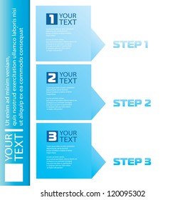 Vector Paper Progress background / product choice or versions