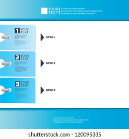 Vector Paper Progress background / product choice or versions