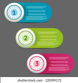 Vector Paper Progress Background / Product Choice or Version. eps 10