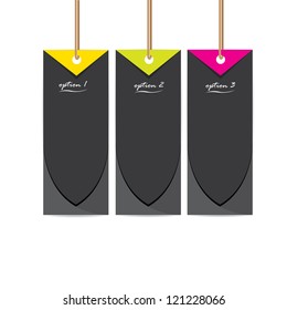 Vector Paper Progress background / product choice or versions. color cut paper elements