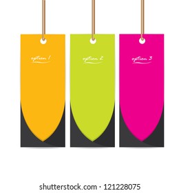 Vector Paper Progress background / product choice or versions. color cut paper elements