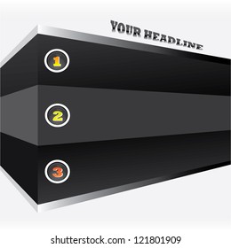 Vector Paper Progress background / product choice or versions