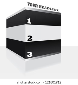 Vector Paper Progress background / product choice or versions