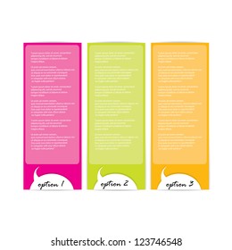 Vector Paper Progress background / product choice or versions. banner set. cover design elements. infographics template