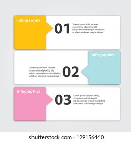 Vector Paper Progress background / product choice or versions. banner set. cover design elements. infographics template