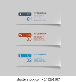 Vector Paper Progress background / product choice or versions