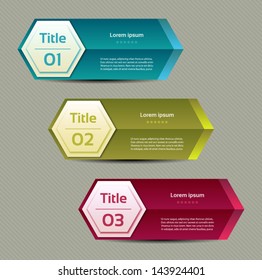 Vector Paper Progress Background / Product Choice or Version. eps 10