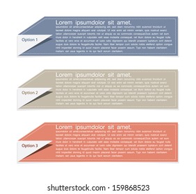 Vector Paper Progress background / product choice or versions 