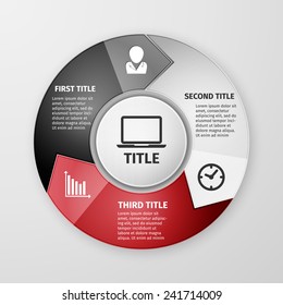 Vector Paper Progress background, product choice or versions. banner set. infographics template