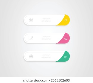 Vector Paper Progress background  product choice or versions. banner set. cover design elements. infographics template