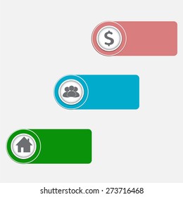 Vector Paper Progress background product choice or version