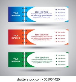 Vector Paper Progress background / product choice or versions. banner set. cover design elements. infographics template