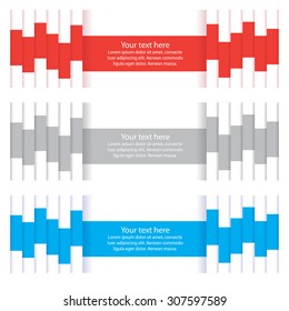 Vector Paper Progress background / product choice or versions. banner set. cover design elements. infographics template