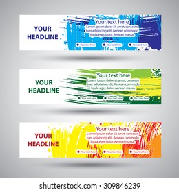 Vector Paper Progress background / product choice or versions. banner set. cover design elements. infographics template