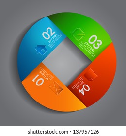 etapas de progresso de papel vetorial para tutorial