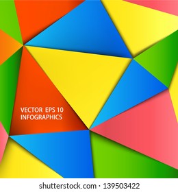 vector paper progress steps for tutorial