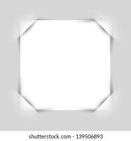 vector paper progress steps for tutorial