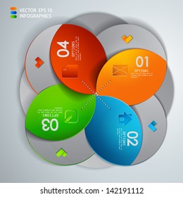 vector paper progress steps for tutorial