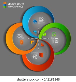 vector paper progress steps for tutorial