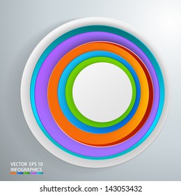 vector paper progress steps for tutorial