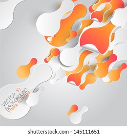 vector paper progress steps for tutorial