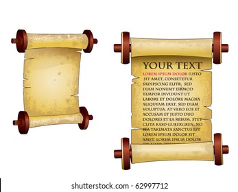 Vector paper roll