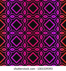 Vector Paper For Scrapbook. GeometricTexture For Wallpaper, Invitation. Seamless Ornament. Black purple color.