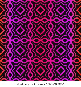 Vector Paper For Scrapbook. GeometricTexture For Wallpaper, Invitation. Seamless Ornament. Black purple color.