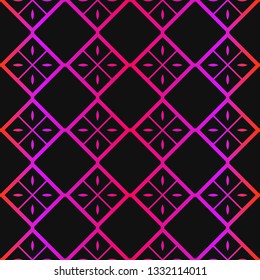 Vector Paper For Scrapbook. GeometricTexture For Wallpaper, Invitation. Seamless Ornament. Black purple color.