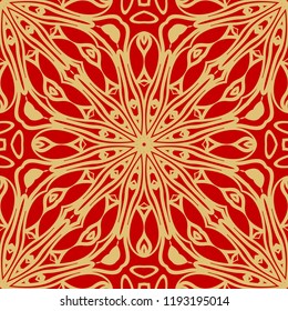 vector paper for scrapbook. Luxury texture for wallpaper, invitation. Seamless floral ornament.