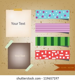 Vector paper tape