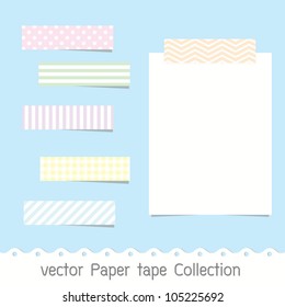 vector Paper tape Collection