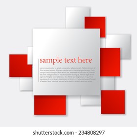Vector paper template design