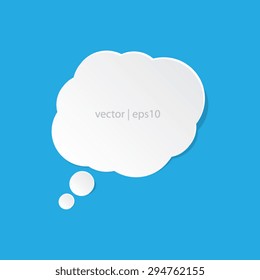Vector Paper Thought Bubble