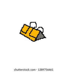 vector PaperClip concept in pixel art
