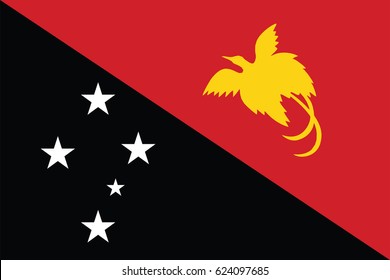 Vector papua new guinea flag, papua new guineaflag illustration, papua new guinea flag picture, papua new guinea flag image