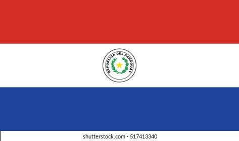 Vector Paraguay flag, Paraguay flag illustration, Paraguay flag picture, Paraguay flag image