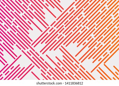 Vector Parallel Diagonal Pink Orange background pattern can be used as logo and printing on cups, banners, magazines, shops