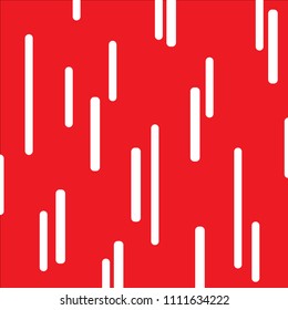 Vector parallel diagonal white color lines pattern in red background