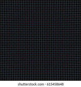 vector parametric design anaglif square net black background decoration backdrop

