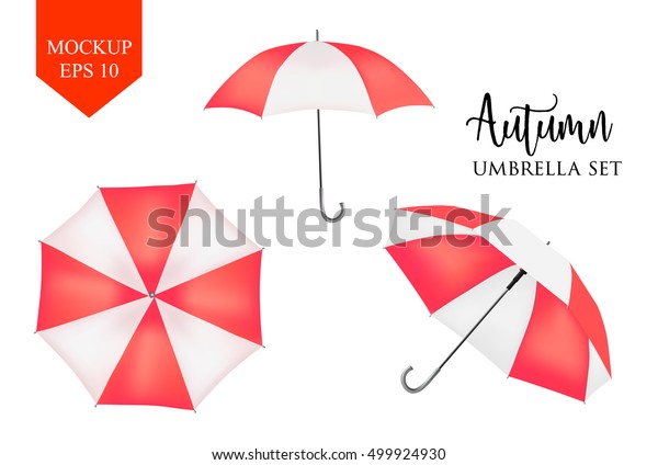 Download Vector Parasol Rain Umbrella Red Colored Stock Vector ...