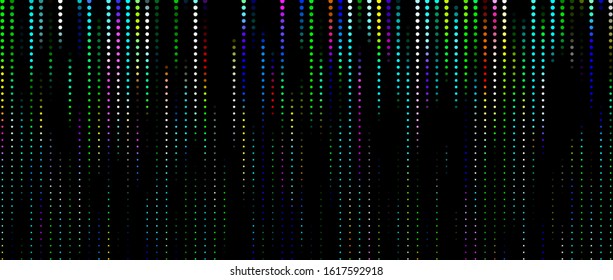 Vector particle model. Hacked code. Abstract halftone texture.