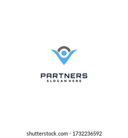 vector partner logo for consulting and education companies.